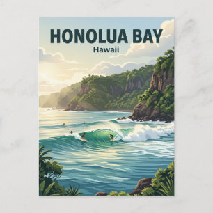Honolua-Bucht Hawaii Postkarte