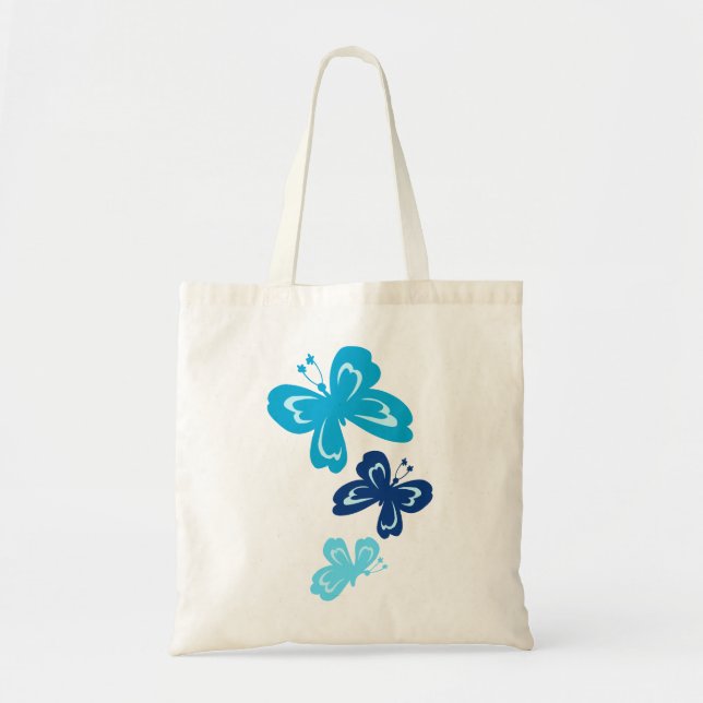 Honolua Butterfly Cartoon Tragetaschen (Vorne)