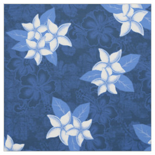 Honolua Plumeria Hawaiian Tropical Print Stoff