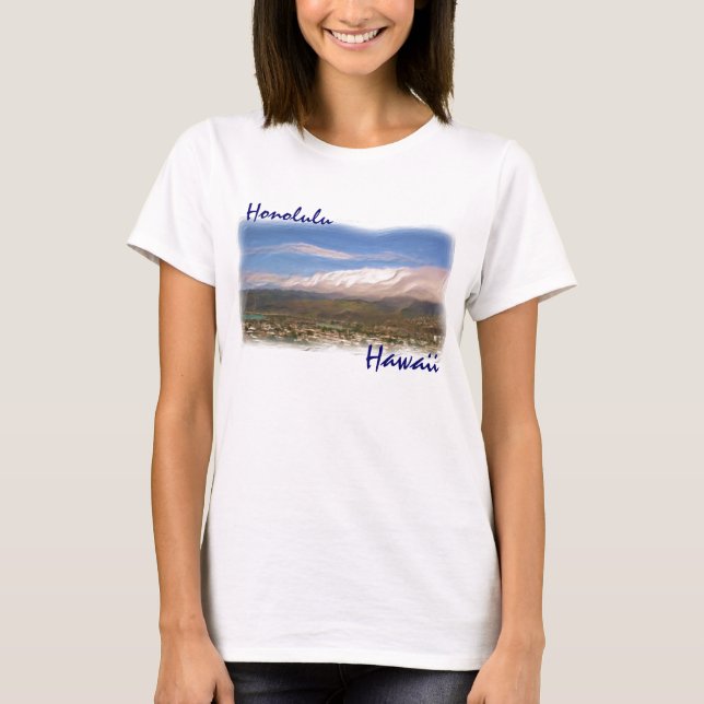 Honolulu Damen Shirt (Vorderseite)