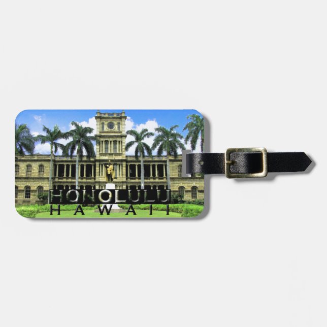 Honolulu Gepäckanhänger (Vorderseite horizontal)