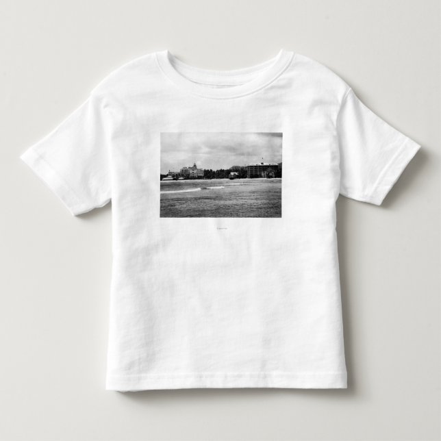 Honolulu, ha - Ansicht von Moana u. königlicher Kleinkind T-shirt (Vorderseite)