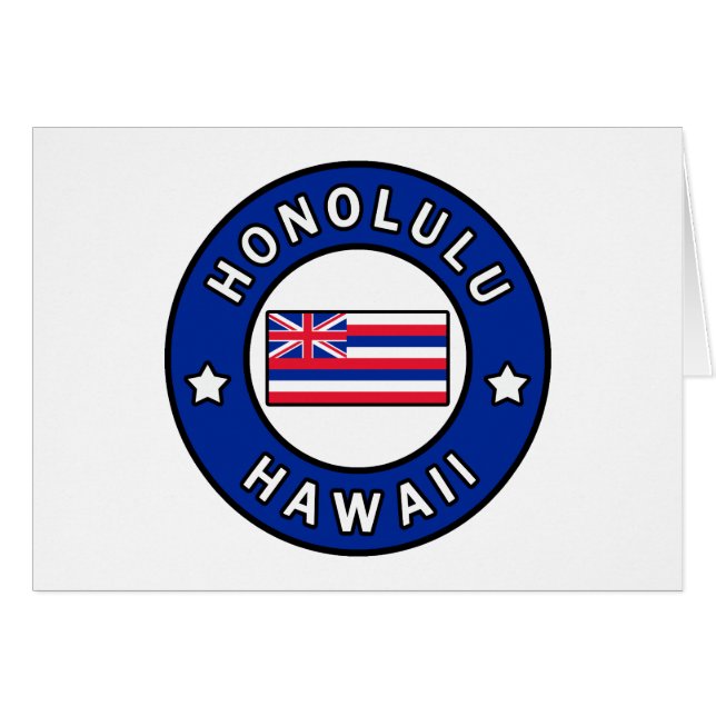 Honolulu Hawaï (Devant horizontal)