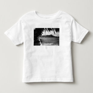 Honolulu, Hawaii - Ansicht des Diamant-Kopfes Kleinkind T-shirt