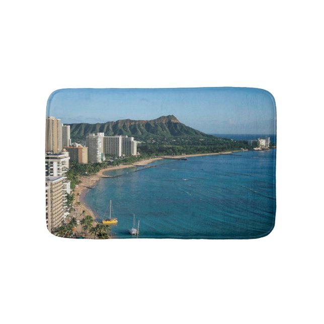 Honolulu Hawaii Badematte (Vorderseite)