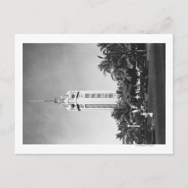 Honolulu, Hawaii - Das Aloha Tower Foto Postkarte (Vorderseite)