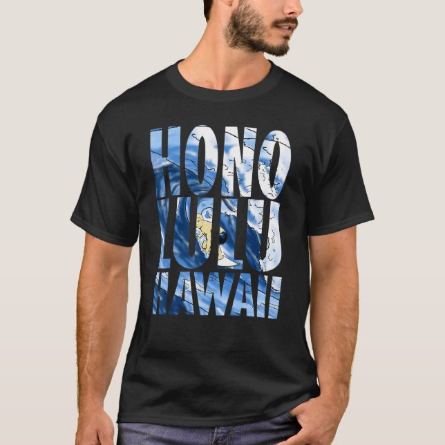 Honolulu Hawaii Hawaiianinseln Surfsurf T-Shirt (Vorderseite)