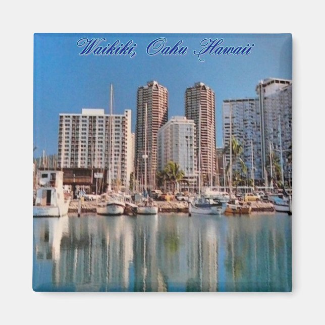Honolulu Hawaii Magnet (Vorne)