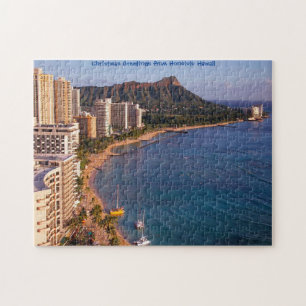 Honolulu Hawaii Seelandschaft. Puzzle