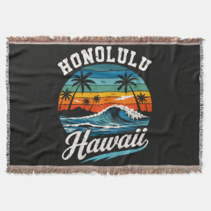 Honolulu Hawaii Surfen Sonnenuntergang Decke