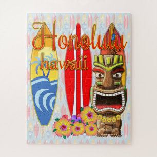 Honolulu Hawaii Tiki Surf