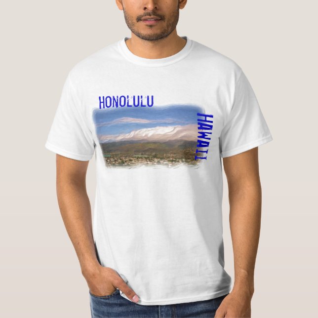 Honolulu Hawaii Typ tee (Vorderseite)