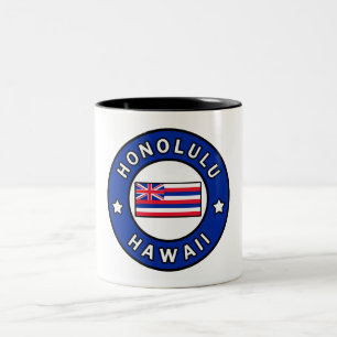 Honolulu Hawaii Zweifarbige Tasse