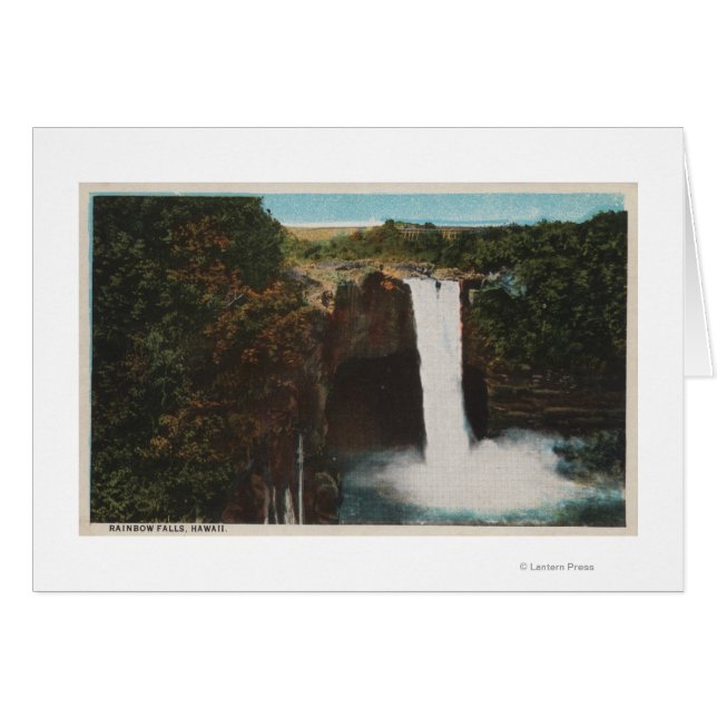 Honolulu, HI - View of Rainbow Falls (Vorderseite (Horizontal))