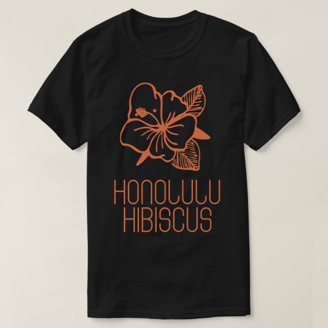 Honolulu Hibiskus TShirt (Design vorne)