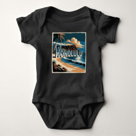 Honolulu O’aho Hawaii Baby Strampler
