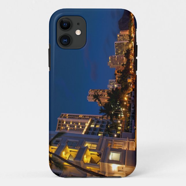 Honolulu, Oahu, Hawaii. Nachtexposition Case-Mate iPhone Hülle (Rückseite)