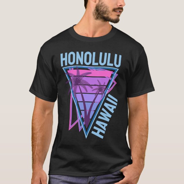 Honolulu Urlaub 1 T-Shirt (Vorderseite)