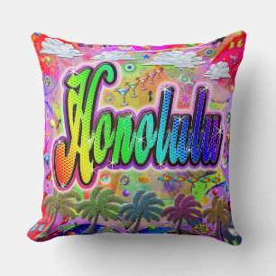Honolulu Vista Express Pillow Kissen
