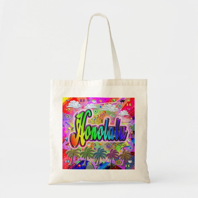 Honolulu Vista Express Tote Bag Tragetasche (Vorne)