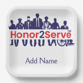 Honor2Serve Pappteller