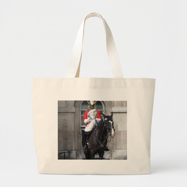 Honor Guard on Horse London Jumbo Stoffbeutel (Vorne)