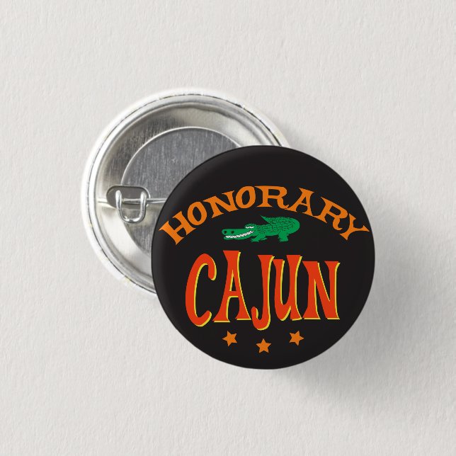 Honorar Cajun mit Alligator Button (Vorne & Hinten)
