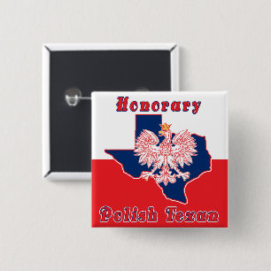 Honorar Polnisch Texan Button