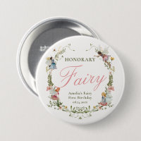Honorary Fairy First Vintag Floral Geburtstag
