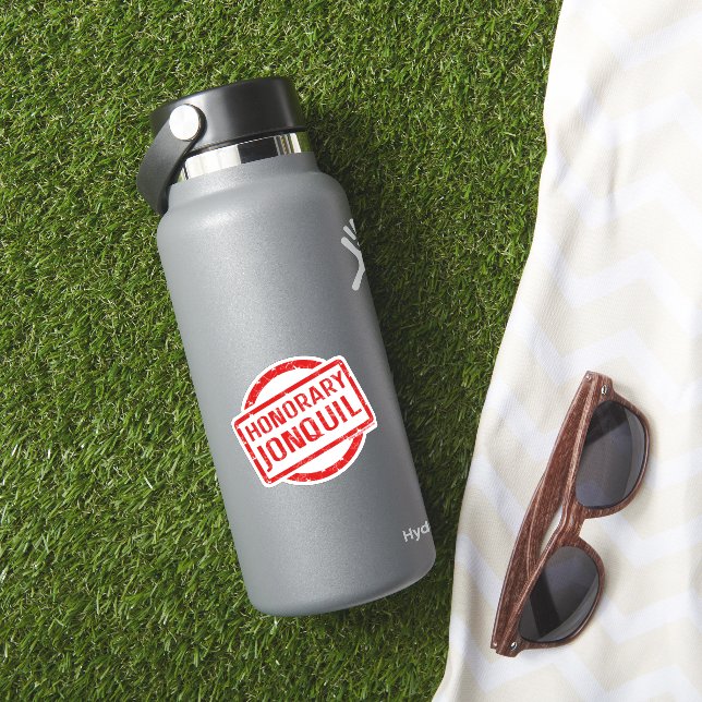 Honorary Jonquil sticker, red Aufkleber (HydroFlask Insitu)