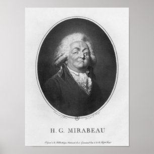Honore Gabriel Riqueti, Comte de Mirabeau Poster