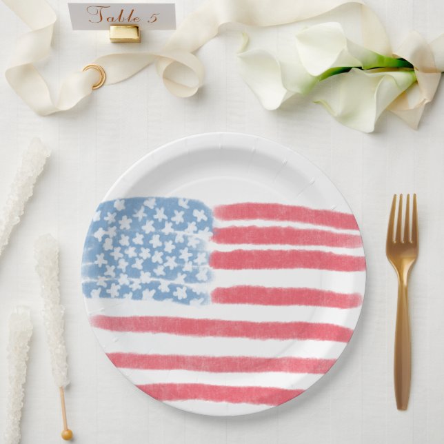 Honoring Heroes | Veterans Day Celebration Pappteller (Hochzeit)