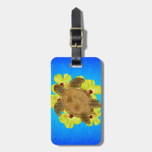 Honu hawaiische Seekarte Gepäckanhänger