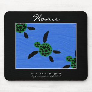 Honu hawaiisches Seaturtle Mousepad