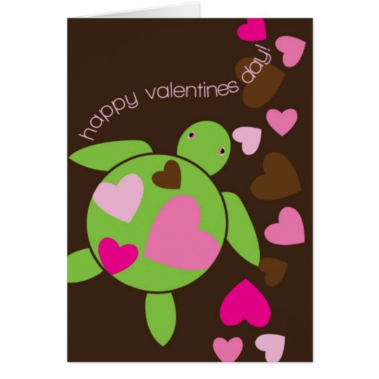 Honu Herz-Valentinstag-Karte Karte