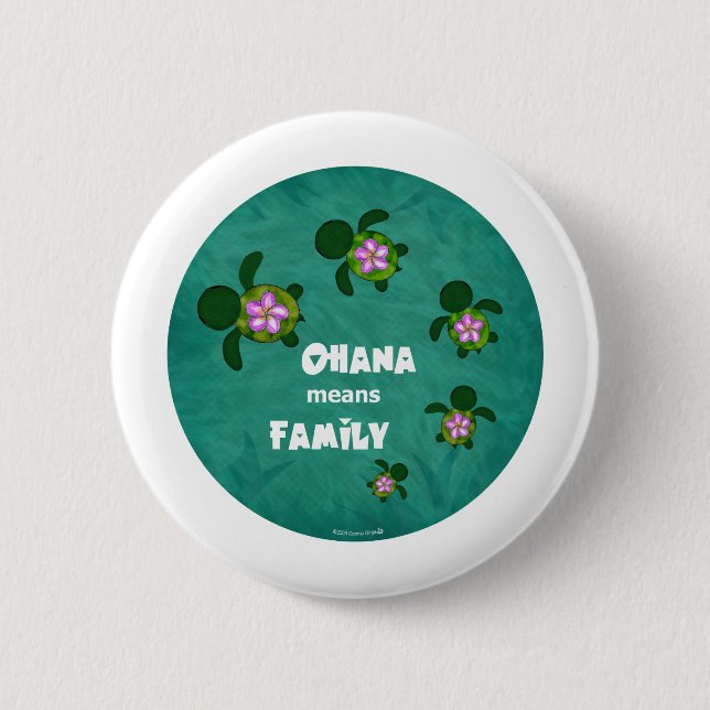 Honu Meer Family_circle Button (Vorderseite)