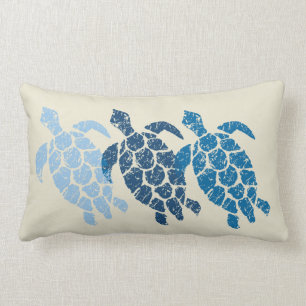 Honu Meeresschildkrötehawaiischer Reversible Lendenkissen