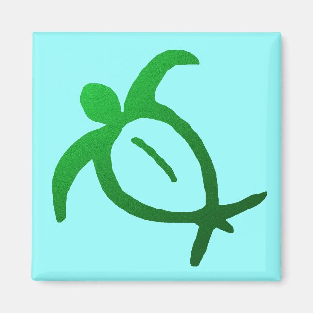 Honu Petroglyph Hawaïen - Magnet (Devant)