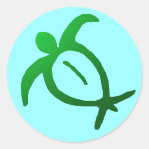 Honu Petroglyph Hawaïen - Sticker
