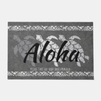 Honu Sea Triple Turtle Hawaiian Tapa Gray