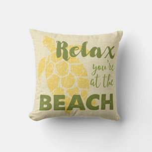 Honu Sea Turtle Hawaiian Relax Beach Reversible Kissen