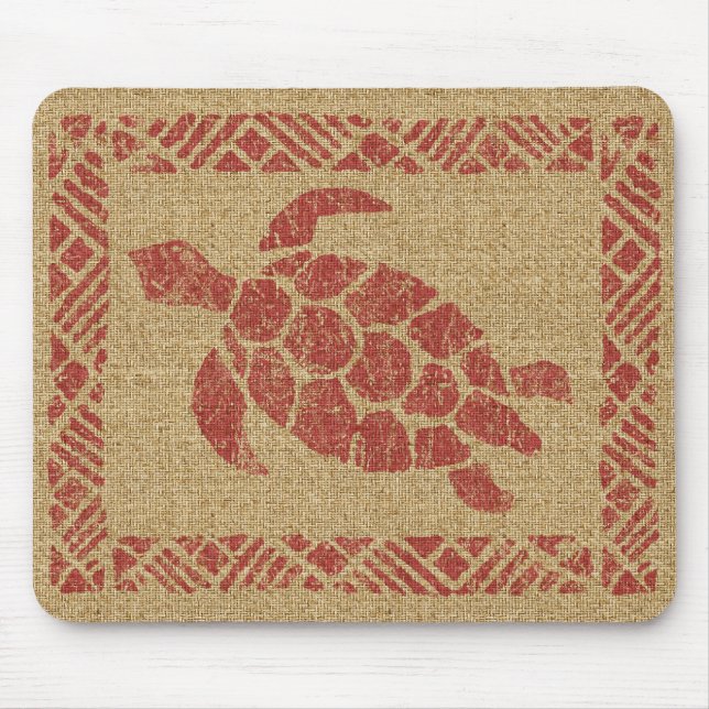 Honu Tapa-Mausepad Mousepad (Vorne)