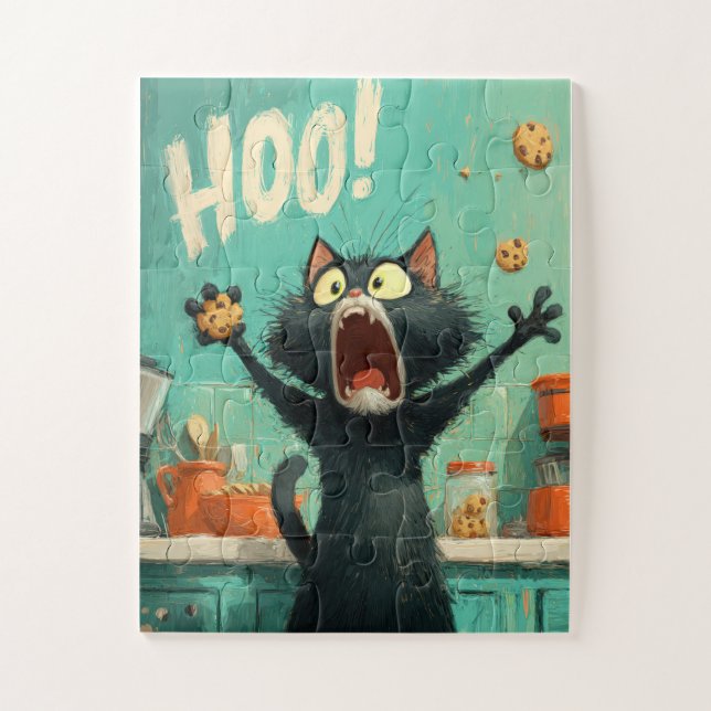 HOO! Cookie Cat - Funny Kitchen Puzzle (Vertikal)