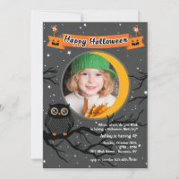 Hoo Hoo Foto Halloween Einladung