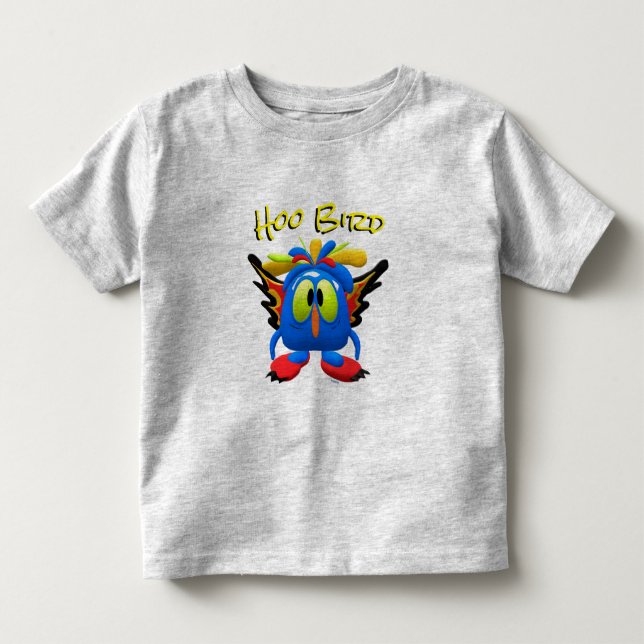 Hoo Owl Bird Monster Kleinkind T-shirt (Vorderseite)