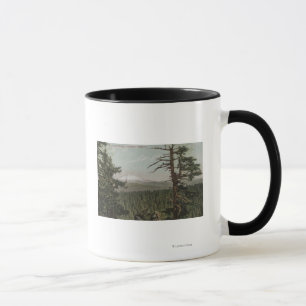 Hood, Oregon - Aussicht auf Berge aus der Ferne Tasse