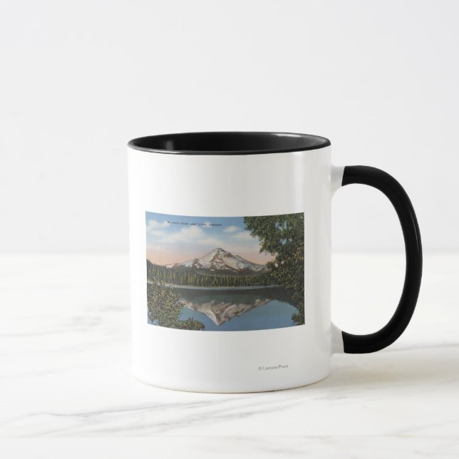 Hood, Oregon - Aussicht auf Berge von Lost Tasse (Rechts)