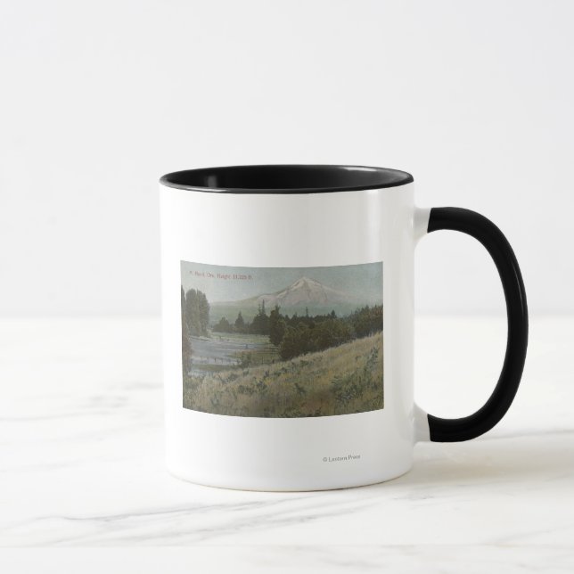 Hood, Oregon - Aussicht auf den Berg von Hood Tasse (Rechts)