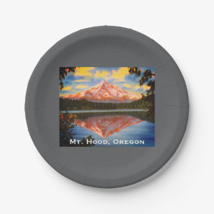 Hood, Oregon Crystal Lost Lake Pappteller