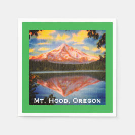 Hood, Oregon Crystal Lost Lake Serviette